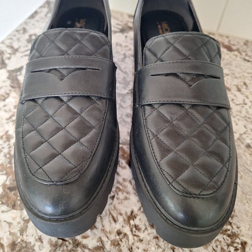 Michael By Michael Shannon‎  Black platform Loafers size 9.5